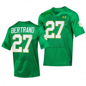 JD Bertrand Notre Dame Fighting Irish 2023 Replica Football Jersey Women Green #27 Female Uniform