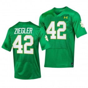 Nolan Ziegler Notre Dame Fighting Irish 2023 Replica Football Jersey Women Green #42 Female Uniform