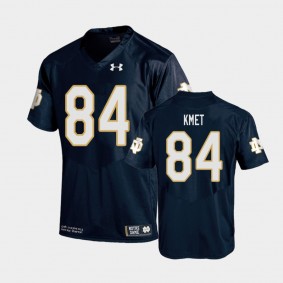 Youth Notre Dame Fighting Irish Cole Kmet College Football Replica Under Armour Jersey - Navy
