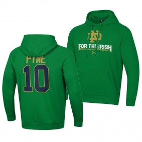 Notre Dame Fighting Irish Drew Pyne For the Irish Green All Day Pullover Hoodie