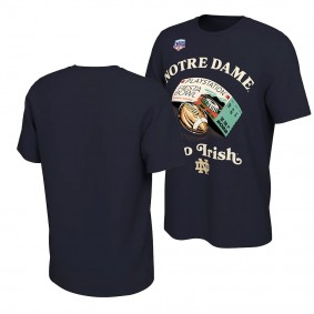 Notre Dame Fighting Irish 2022 Fiesta Bowl Navy Mantra T-Shirt - Men