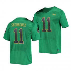 Notre Dame Fighting Irish Ben Skowronek #11 Jersey College Football Replica Jersey - Green