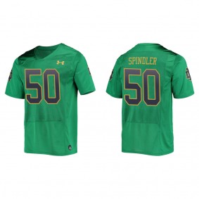 Rocco Spindler Notre Dame Fighting Irish Replica College Football Jersey Green