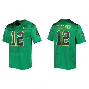 Tyler Buchner Notre Dame Fighting Irish Under Armour Replica Football Jersey Green